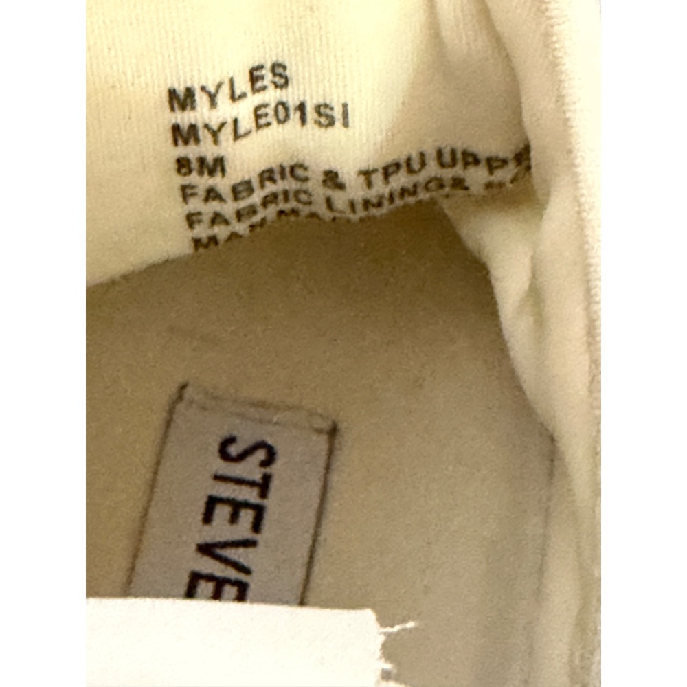 Steve Madden Myles Blue White Tie Dye Chunky Platform Sneakers Womens 8M - Picture 3 of 10